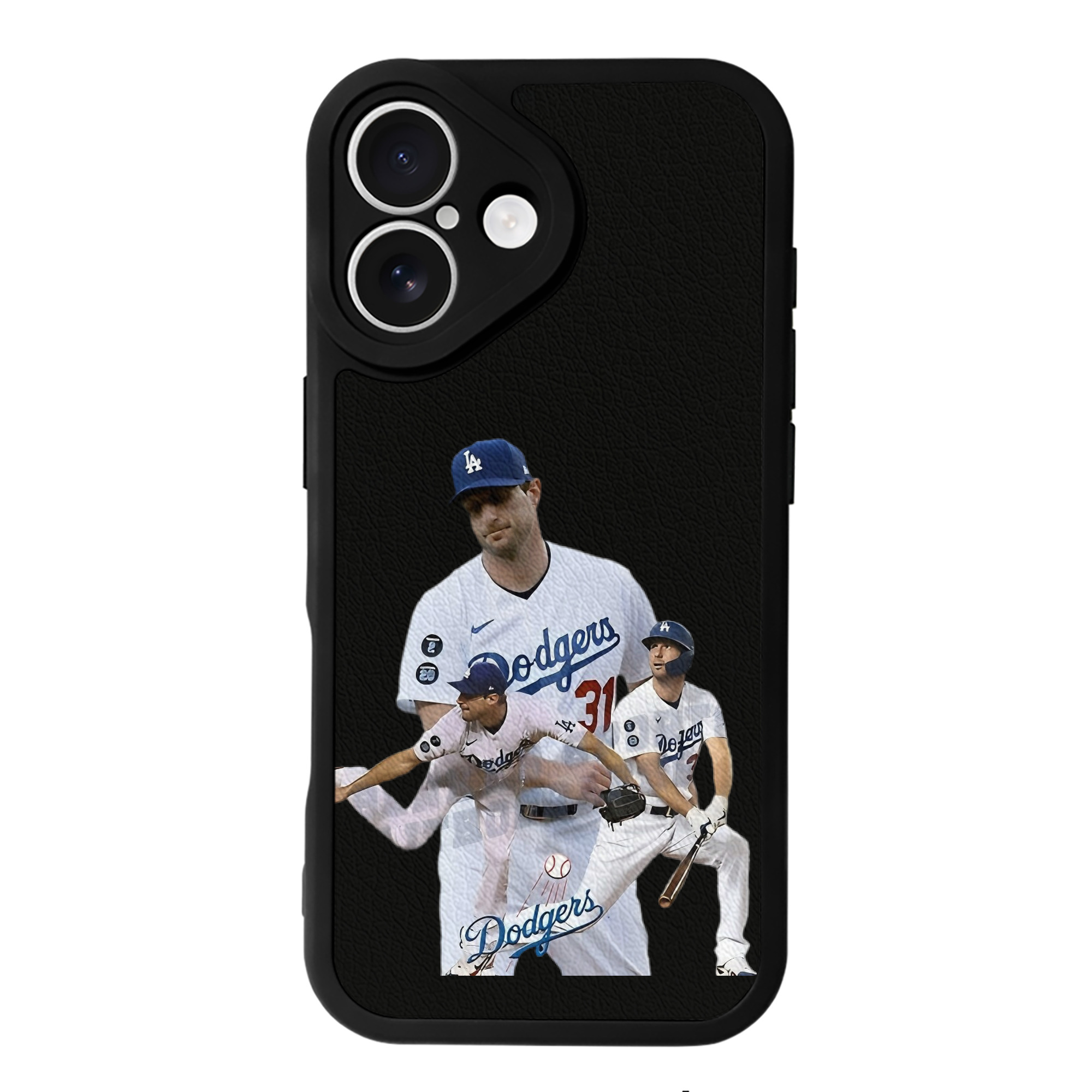  IPhone 16 Silicone Leather Case – UV Print, Lambskin Texture – Perfect Fit, Wireless Charging Compatible, Scratch Resistant, Precise Cutouts – Stylish Protection For IPhone 16